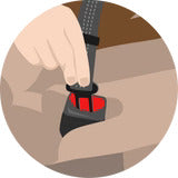 Step 1: Click Into Your Seatbelt Buckle